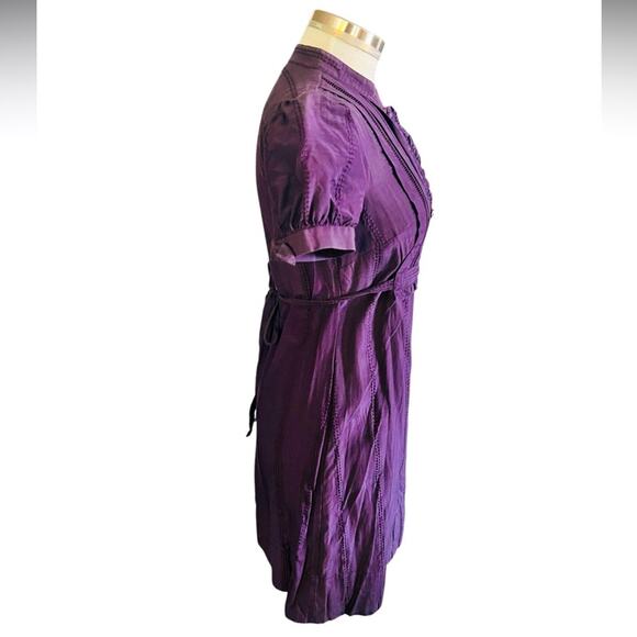 JUICY COUTURE PURPLE SILK & COTTON SIZE 0 - Picture 3 of 6